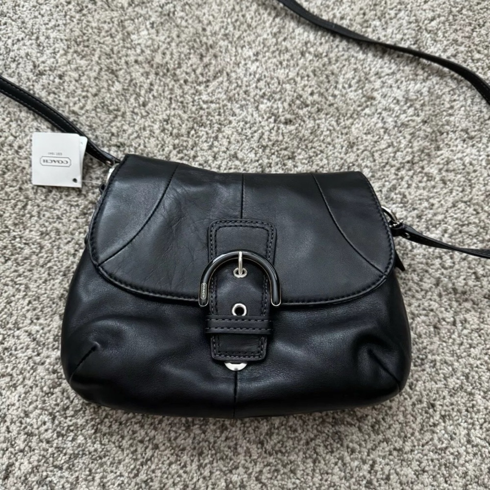 Coach soho leather flap crossbody new with tags